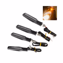 4Pcs Motorcycle Turn Signal Lights Motorcycle Indicators LED Motorbike - 4pcs