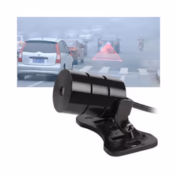 24V 12V Motorcycle Taillights Fog Lights Decorative Tail Lamp Rear Car - black