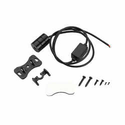 12V Motorcycle Taillights Fog Indicator 24V Truck Position Rear Tail Lights - black