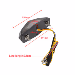 Moto Accessories Turn Signals Motorcycle Signal Indicator Motorbike Blinker - GRAY