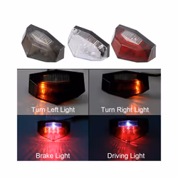 Moto Accessories Turn Signals Motorcycle Signal Indicator Motorbike Blinker - GRAY