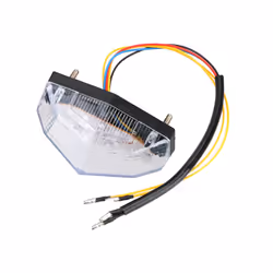 Moto Accessories Turn Signals Motorcycle Signal Indicator Motorbike Blinker - WHITE