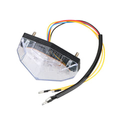 Moto Accessories Turn Signals Motorcycle Signal Indicator Motorbike Blinker - WHITE