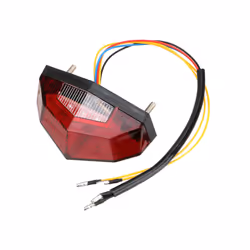 Moto Accessories Turn Signals Motorcycle Signal Indicator Motorbike Blinker - Red