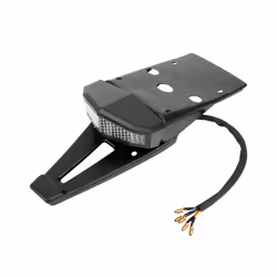 NEW Motorcycle Taillights 12V LED Turn Signal Light Rear Brake Fog Lamp - black