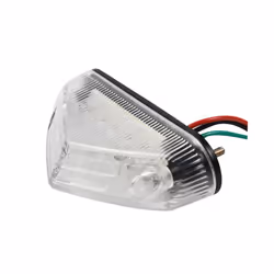 2023 New 1pcs Motorcycle modified tail light Electric vehicle rear tail - WHITE