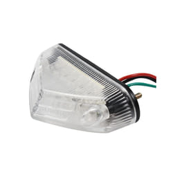 2023 New 1pcs Motorcycle modified tail light Electric vehicle rear tail - WHITE