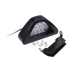 Universal Brake Signal Lamp F1 Style Triangle Sporty 12LED Rear Fog Light - white