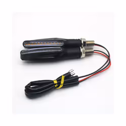 2/1PCS LED Motorcycle Turn Signals Light 12 SMD Tail Flasher Flowing Water - 2pcs