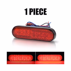 Motorcycle Tail Light LED Motorbike Rear Brake Lamp Stop Brake Light Lamp - A