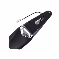 Universal Polisport Motorcycle LED Tail Light&Rear Fender Stop Enduro - Clear