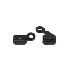) Motorcycle LED E Mark Turn Signal Indicator Light For Harley Softail Breakout - Black(Brown