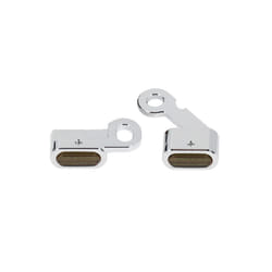 ) Motorcycle LED E Mark Turn Signal Indicator Light For Harley Softail Breakout - Chrome(Brown