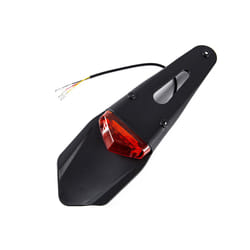 Universal Polisport Motorcycle LED Tail Light&Rear Fender Stop Enduro - Red