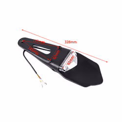 Universal Polisport Motorcycle LED Tail Light&Rear Fender Stop Enduro - Red