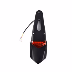 Universal Polisport Motorcycle LED Tail Light&Rear Fender Stop Enduro - Red