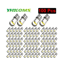 YHKOMS 194 W5W LED T10 LED Bulbs For Car Parking Position Lights Interior - White