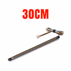 Motorcycle Led Rear tali light with Turn Signal Brake Light Stop Daytime - 30cm