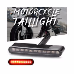 Motorcycle mini Rear Brake LED Tail Stop Light signal Lamp indicator for - 1PC Smoke Shell