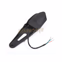 Universal Motorcycle Rear Fender Taillight Brake Lamp LED for Suzuki Husqvarna - Black-White