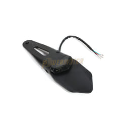 Universal Motorcycle Rear Fender Taillight Brake Lamp LED for Suzuki Husqvarna - Black