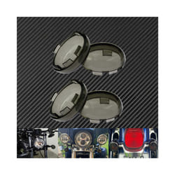 Motorcycle 4PCS Turn Signal Indicator Light Lamp Smoke Lens Cover For - Smoke lens cover