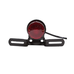 ROUND RED LED MOTORCYCLE ATV TAIL BRAKE STOP RUNNING LIGHT LICENSE PLATE - red