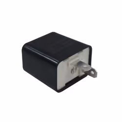 12V 2 Pin LED Flasher Frequency Relay Turn Signal Indicator Motorcycle - 1 Pcs Black