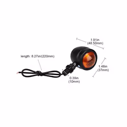 Turn Signals Motorcycle For Cafe Racer Motorcycle Turn Signals Universal - 2pcs
