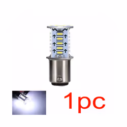 Motorcycle Brake Light LED Bulb Flasher 12V Flashing Turn Indicator Brake - 1pc white