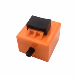 2 Pin LED Flasher Relay 12V Adjustable Frequency Turn Signals Blinker - Orange