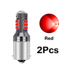 2pcs 1156 BA15S 7506 P21W R10W R5W Super Bright 2016 LED Car Brake Bulbs - Red