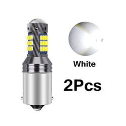 2pcs 1156 BA15S 7506 P21W R10W R5W Super Bright 2016 LED Car Brake Bulbs - White