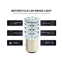 1157 Strobe Flash LED Brake Light for Cars Trucks Motorcycles Trail 12V - Green