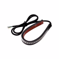 Universal Motorcycle LED Rear Tail Brake Waterproof Stop Turn Signal Strip - RED AND YELLOW