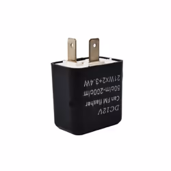 Motorcycle LED Flasher Relay Adjustable Frequency Square Flashing Flasher - B