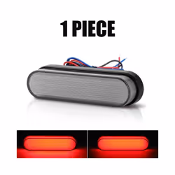 24LED Universal Motorcycle Motorbike Rear Brake Tail Light Stop Red LED - 1pc
