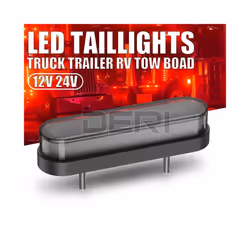 24LED Universal Motorcycle Motorbike Rear Brake Tail Light Stop Red LED - 1pc