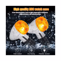 4Pcs Motorcycle LED Turn Signal Lights Motorbike Indicator Lamps License - B