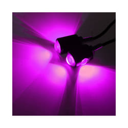 2Pcs Universal Motorcycle Signal Light LED Lamp Motorcycle Led License - Purple