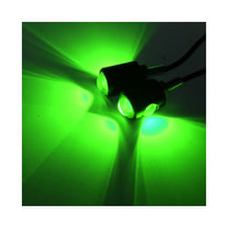 2Pcs Universal Motorcycle Signal Light LED Lamp Motorcycle Led License - Green