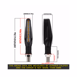Motorcycle Turn Signals Lights Moto Indicator Turn Lamp Accessories 12V - 1pc