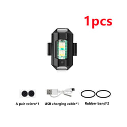 Motorcycle Lights LED Drone Strobe Light Universal Anti-Collision Bike - 1PCS
