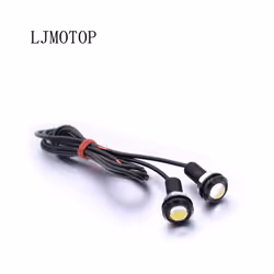 DC 12V Eagle Eye LED 18mm Hawkeye DRL Daytime Running Light Signal Bulb - 1 PCS