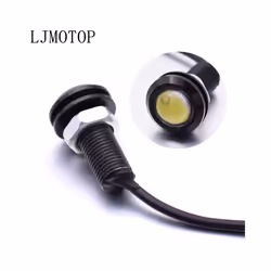 DC 12V Eagle Eye LED 18mm Hawkeye DRL Daytime Running Light Signal Bulb - 1 PCS