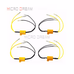 4X 25W 6.8 Ohms LED Turn Signal Light Load Resistor Fix Error Fast Flash - 4pcs