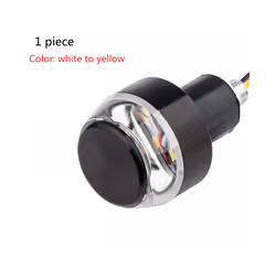 12V CNC Turn Signals Light Motorcycle LED Handle Bar End Blinker for Moto - 1piece