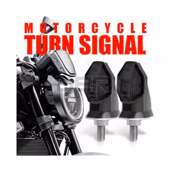8mm 12V Universal Mini Motorcycle led Turn Signal Indicator Light Turning - 2pcsV