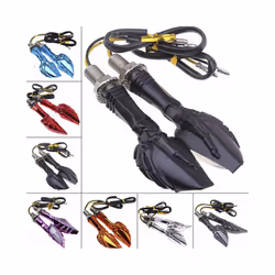 1 Piece 12 LED Turn SignalMotorcycle Turn Signals Light LED Tail Lights - Orange