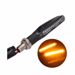 LED Motorcycle Turn Signals Light 12 SMD Tail Flasher Flowing Water Blinker - 1pcs